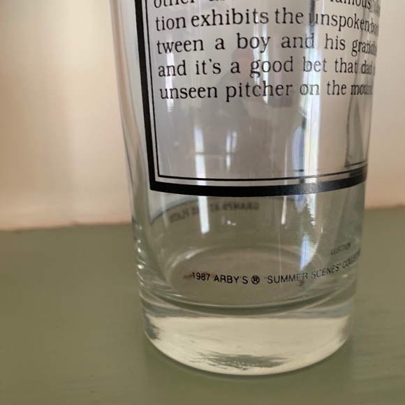 2 Norman Rockwell Collectible Glasses 1987 Arby’s - Picture 4 of 9